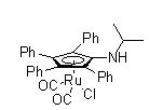 Chlorodicarbonyl[1-(isopropylamino)-2,3,4,5-tetraphenylcyclopentadienyl]ruthenium(II)